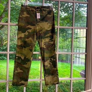 Chic camo from J. Crew in size 4 NWT.
